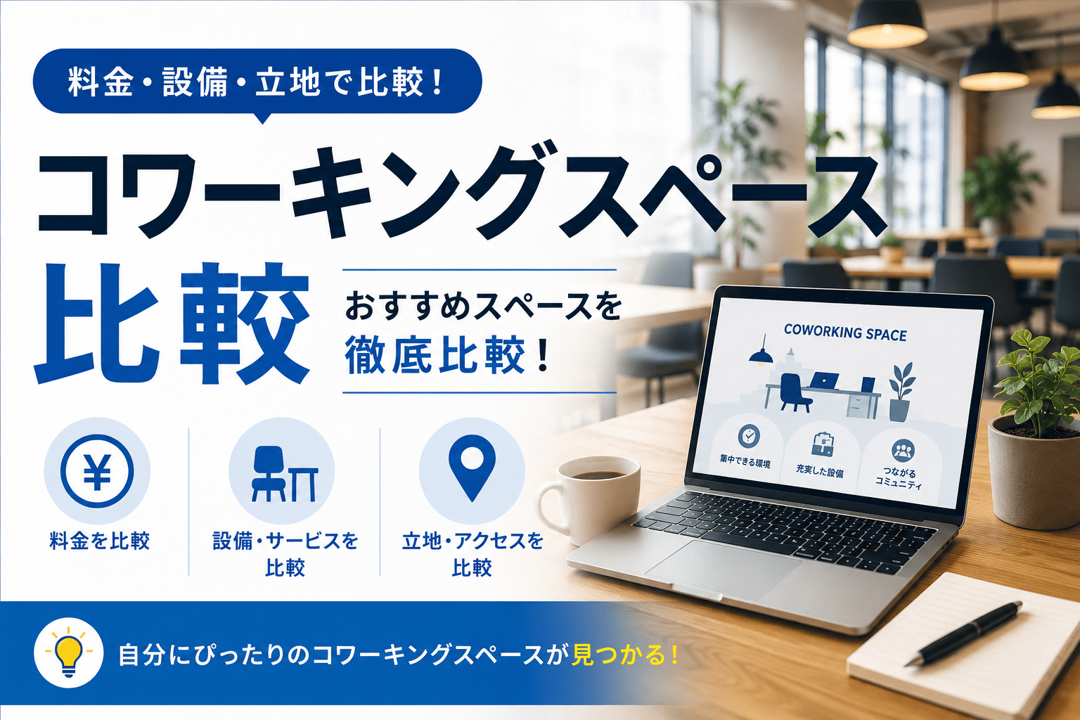 サムネイル コワーキングスペース比較